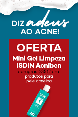 Oferta Mini Isdin em compras superiores a 35€ em produtos para pele acneica